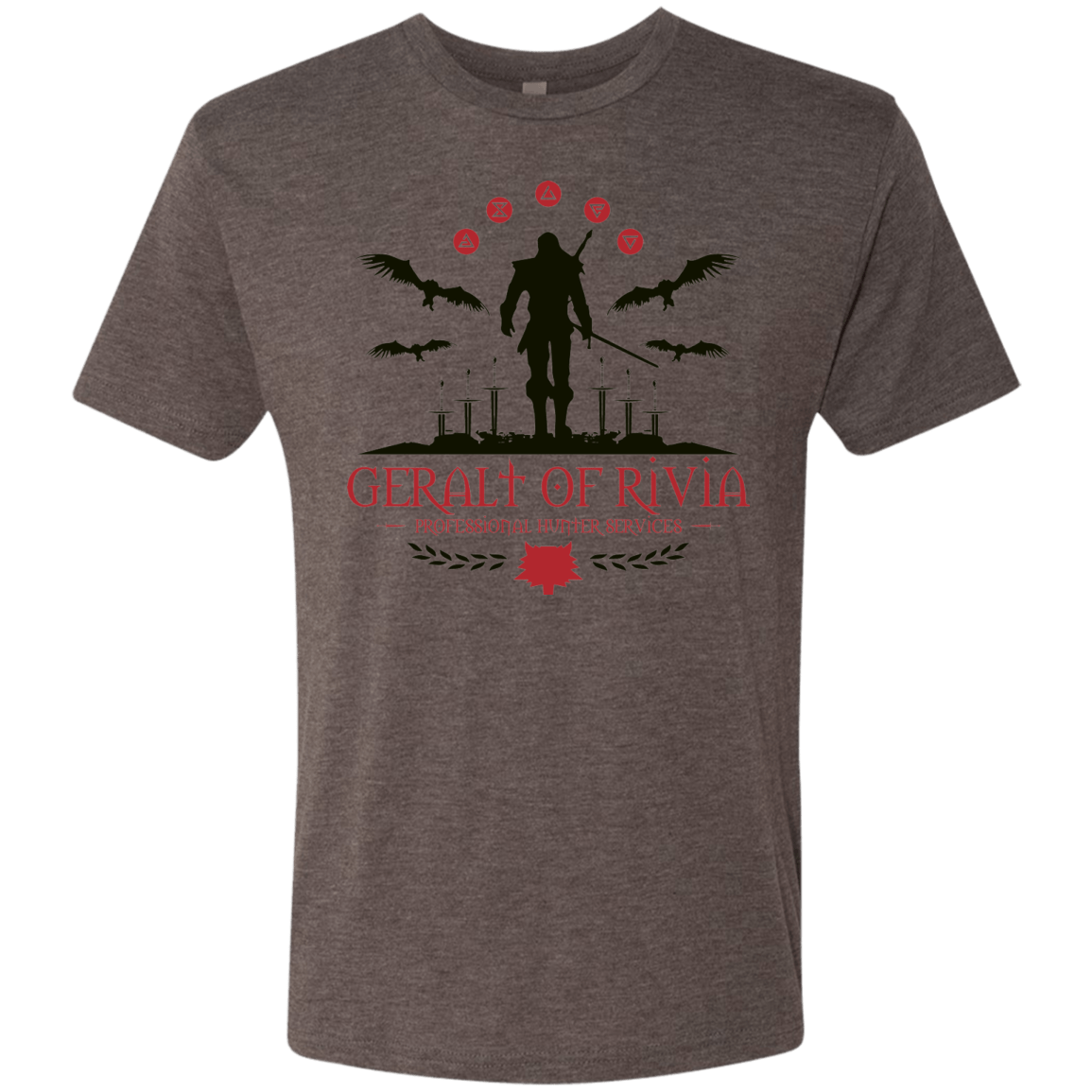 T-Shirts Macchiato / Small The Witcher 3 Wild Hunt Men's Triblend T-Shirt