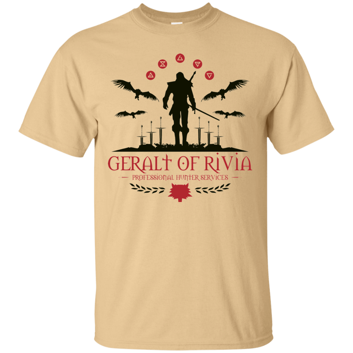 T-Shirts Vegas Gold / Small The Witcher 3 Wild Hunt T-Shirt