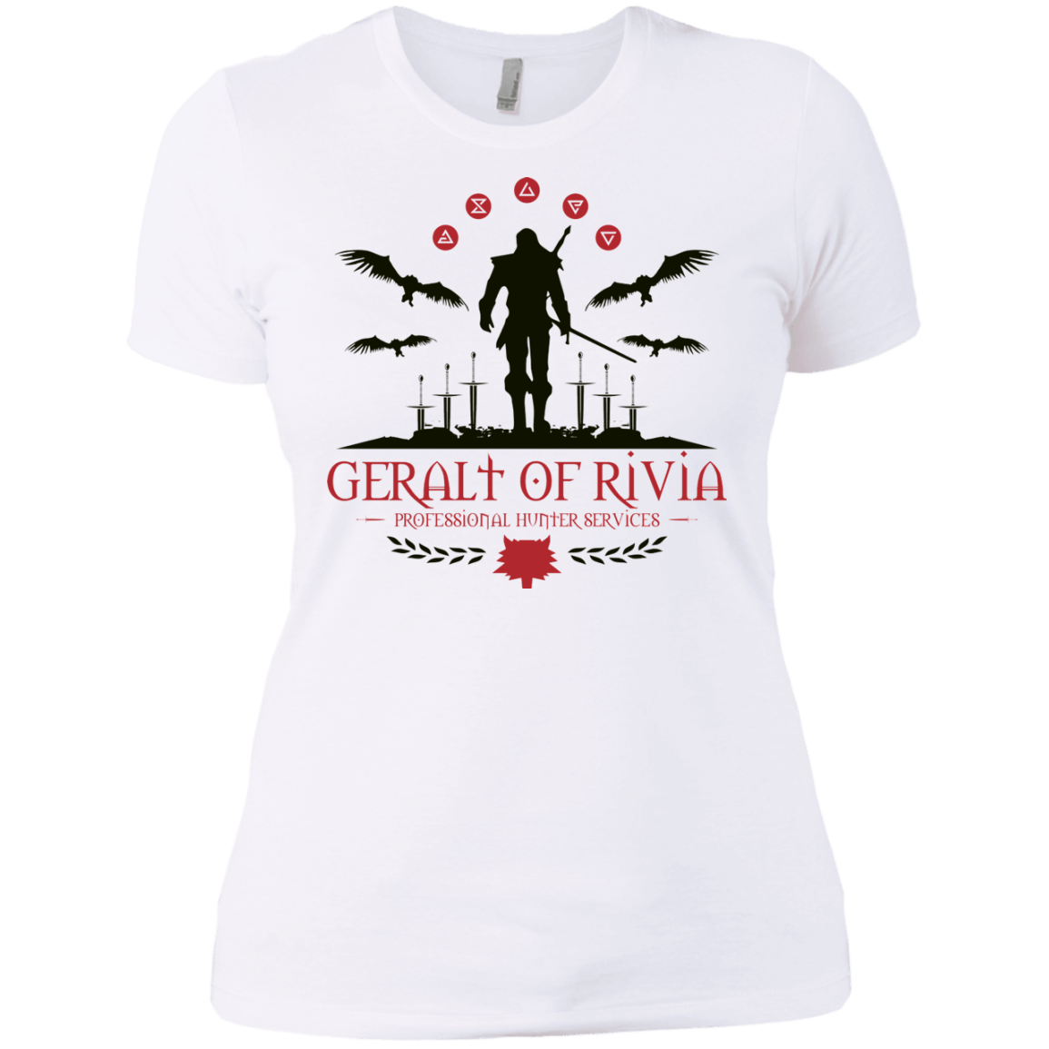 T-Shirts White / X-Small The Witcher 3 Wild Hunt Women's Premium T-Shirt