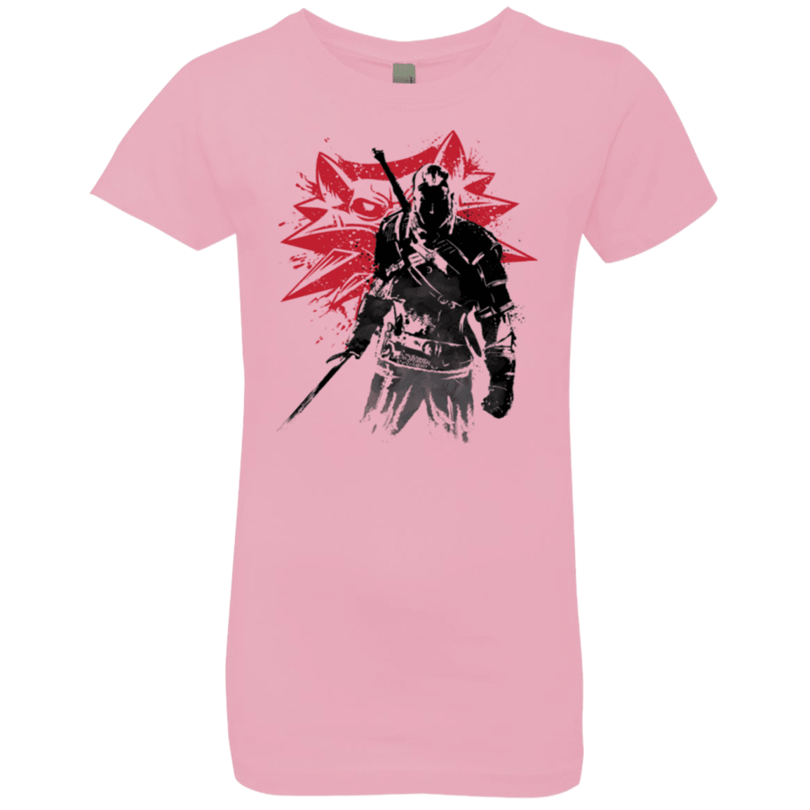 T-Shirts Light Pink / YXS The witcher sumi-e Girls Premium T-Shirt