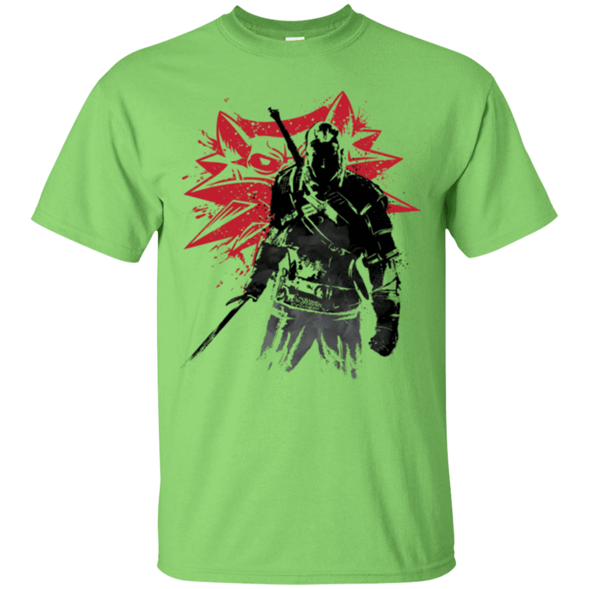 T-Shirts Lime / Small The witcher sumi-e T-Shirt