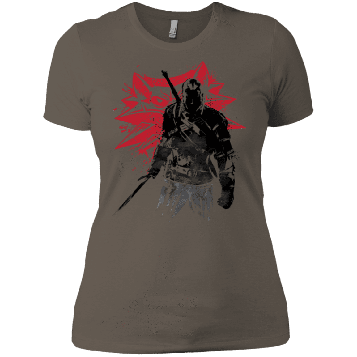 T-Shirts Warm Grey / X-Small The witcher sumi-e Women's Premium T-Shirt