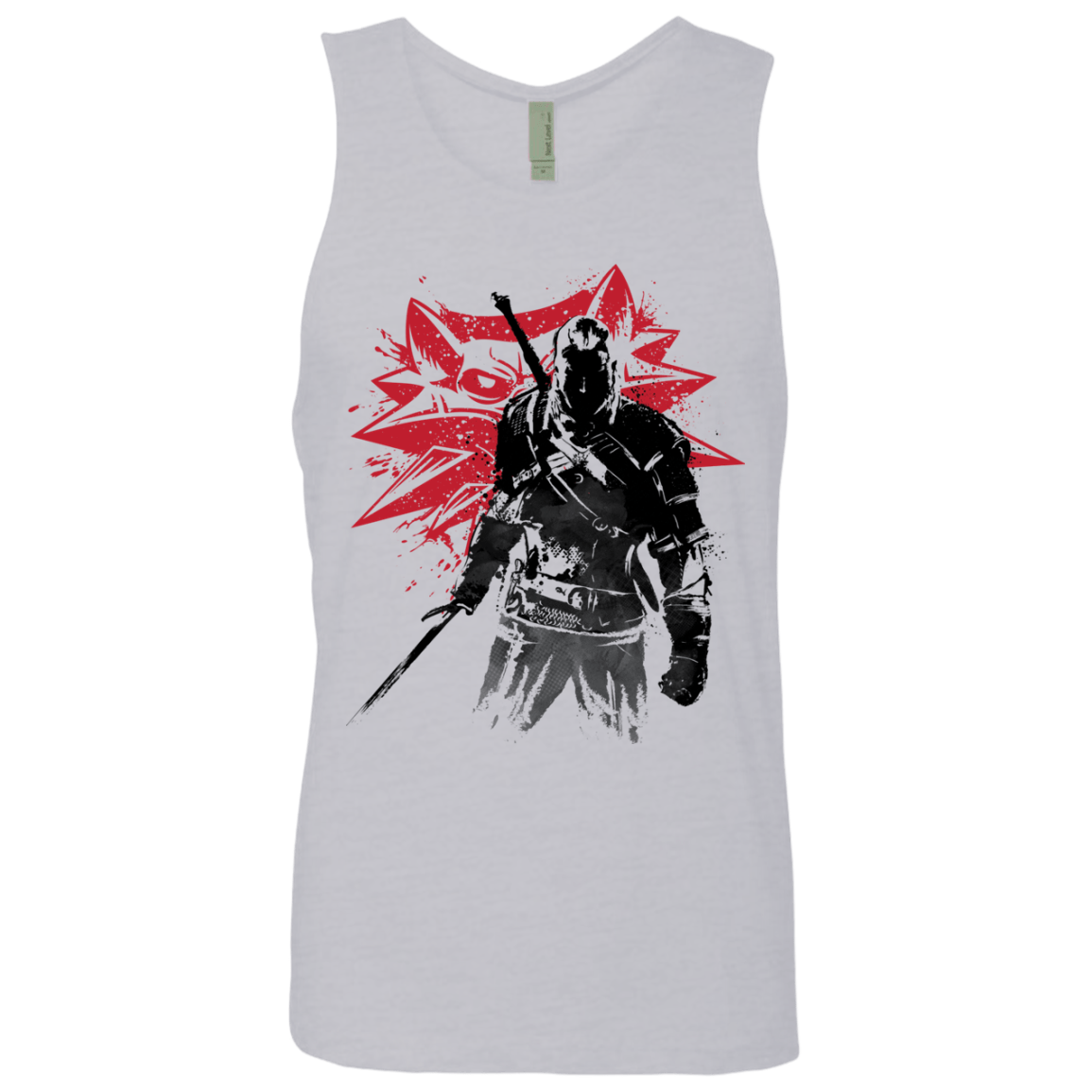 T-Shirts Heather Grey / Small The Witcher Sumie Men's Premium Tank Top