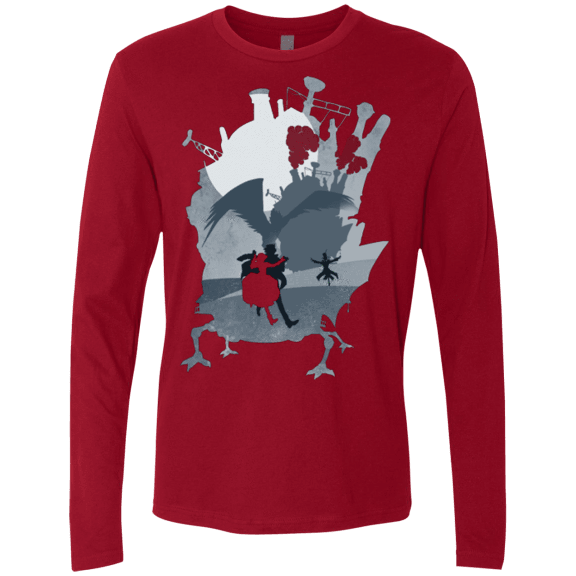 T-Shirts Cardinal / Small The Wonder Castle Men's Premium Long Sleeve