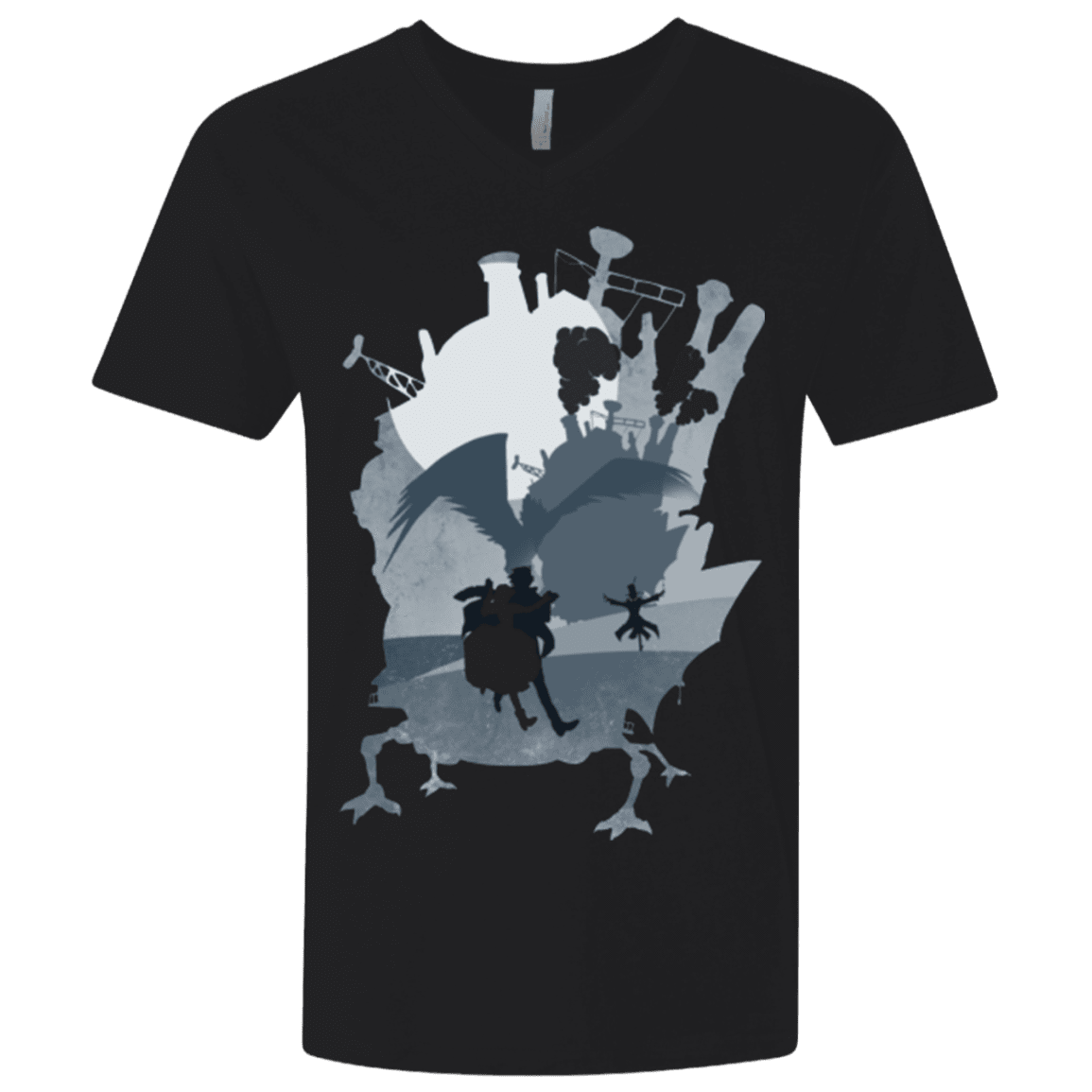 T-Shirts Black / X-Small The Wonder Castle Men's Premium V-Neck