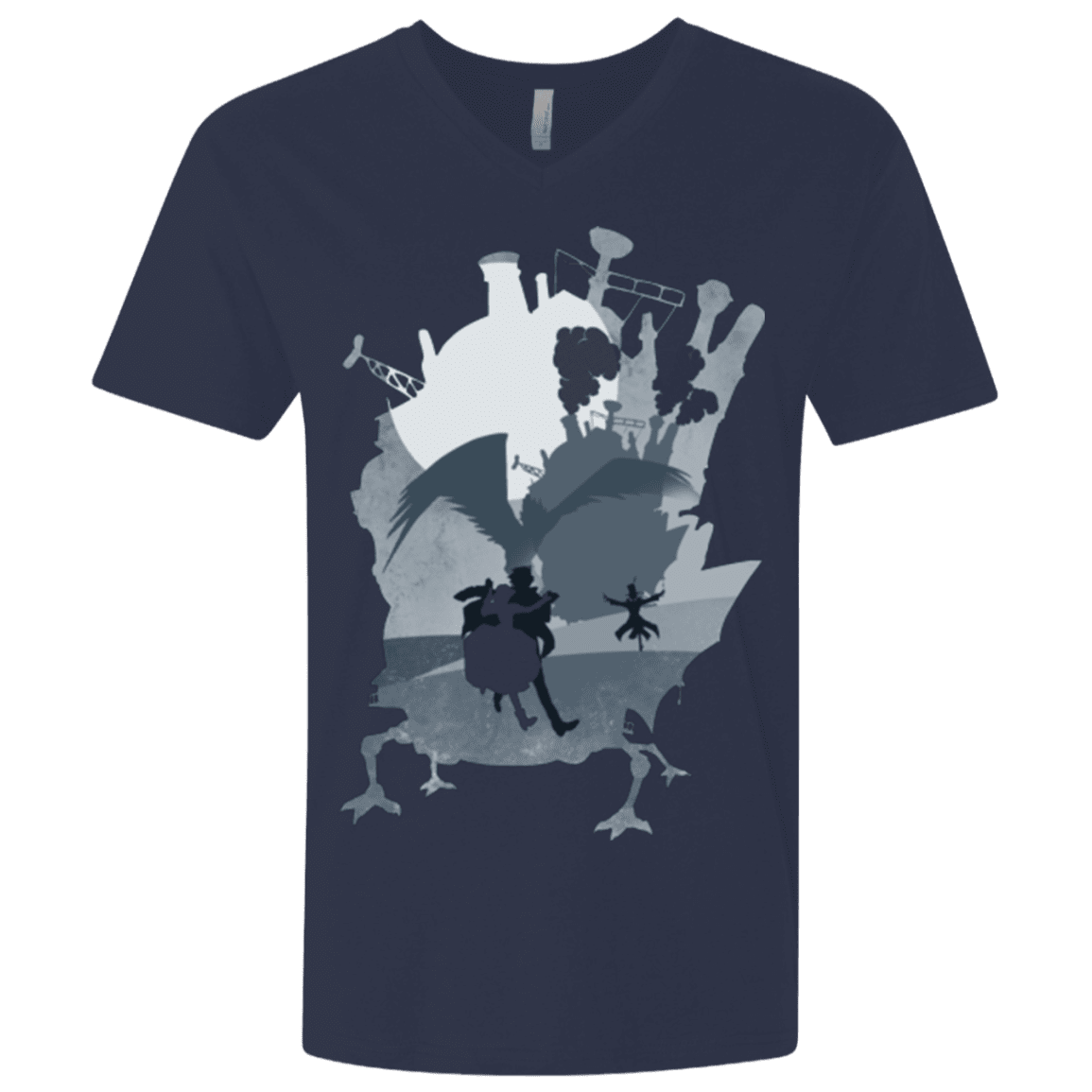 T-Shirts Midnight Navy / X-Small The Wonder Castle Men's Premium V-Neck