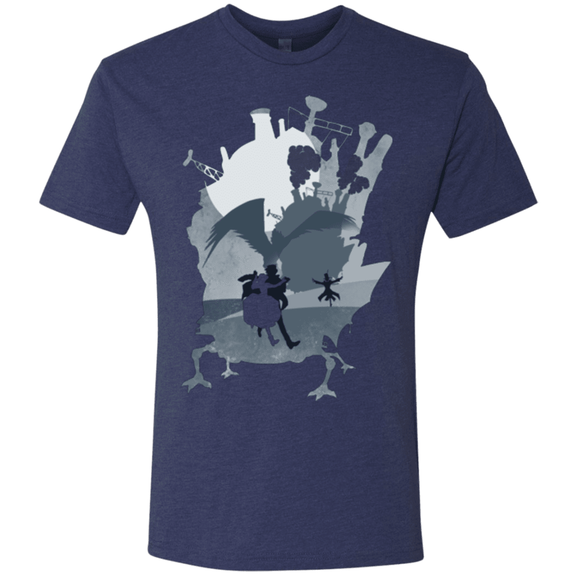 T-Shirts Vintage Navy / Small The Wonder Castle Men's Triblend T-Shirt
