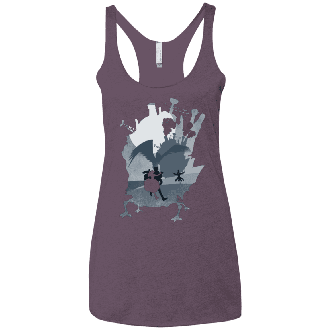 T-Shirts Vintage Purple / X-Small The Wonder Castle Women's Triblend Racerback Tank