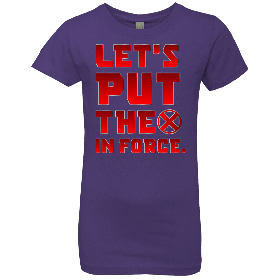 T-Shirts Purple Rush / YXS The X In Force Girls Premium T-Shirt