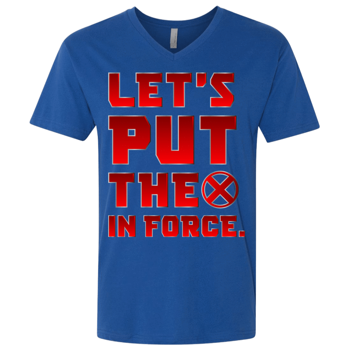 T-Shirts Royal / X-Small The X In Force Men's Premium V-Neck