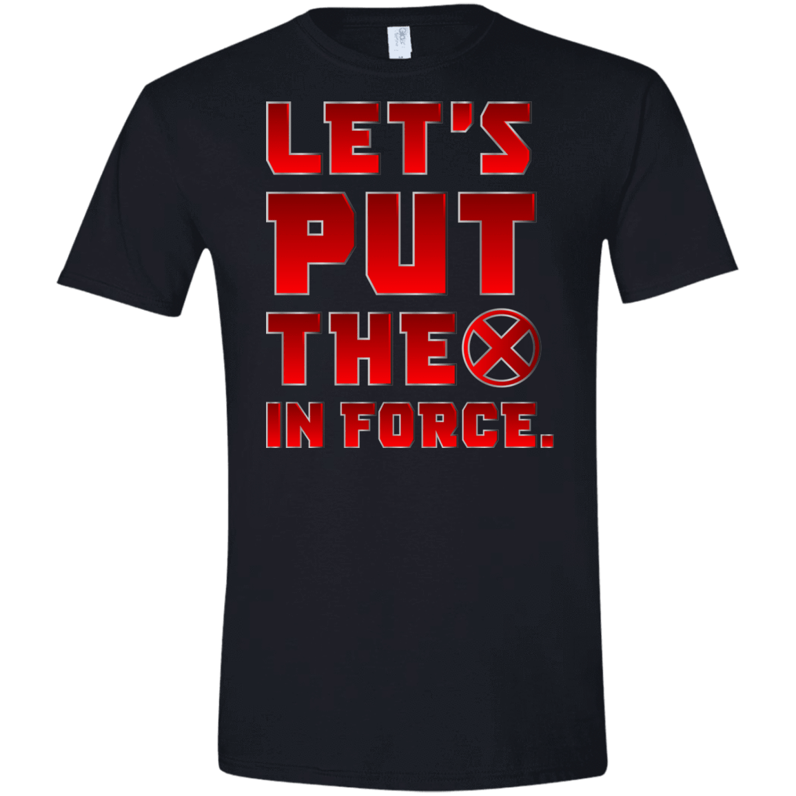 T-Shirts Black / X-Small The X In Force Men's Semi-Fitted Softstyle