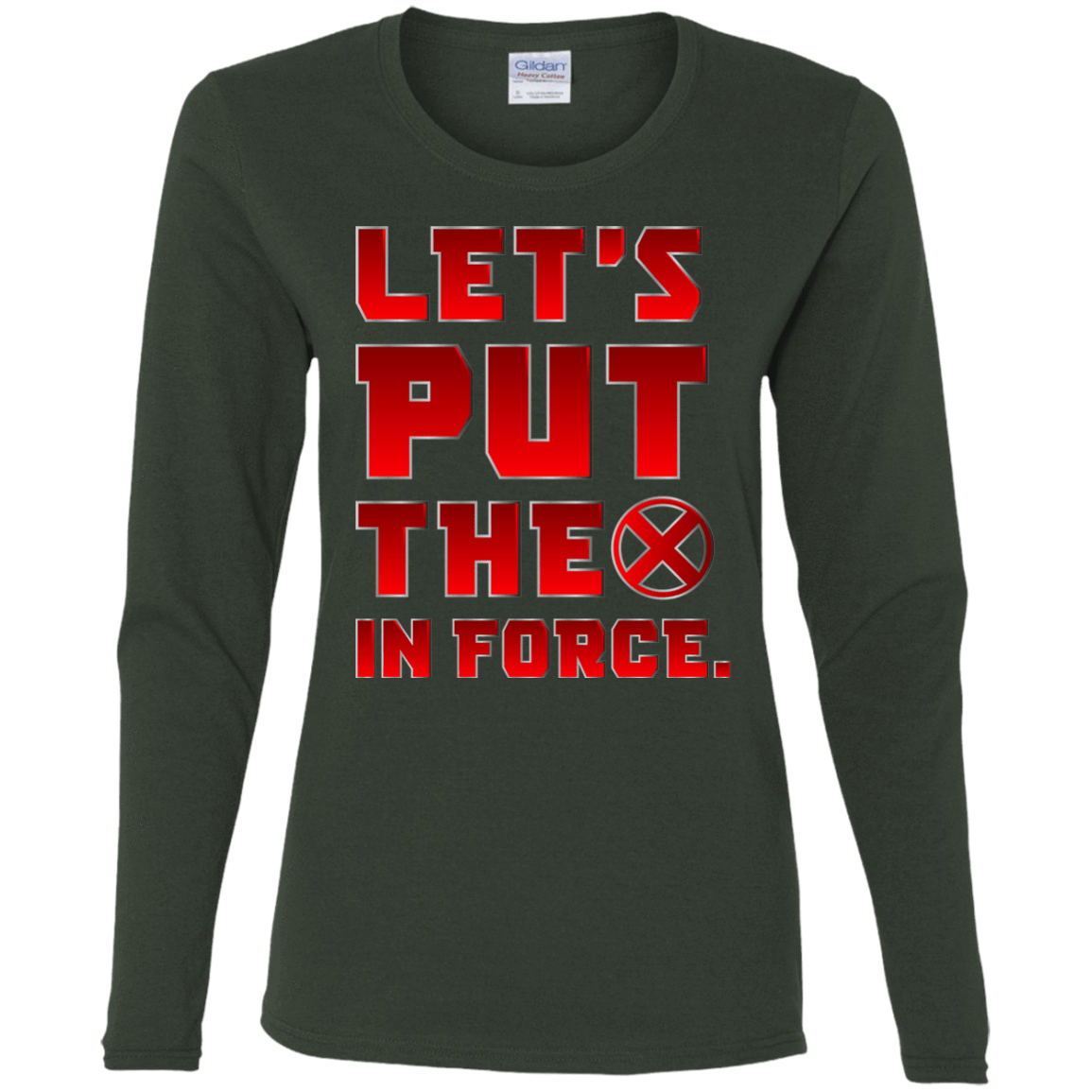 T-Shirts Forest / S The X In Force Women's Long Sleeve T-Shirt