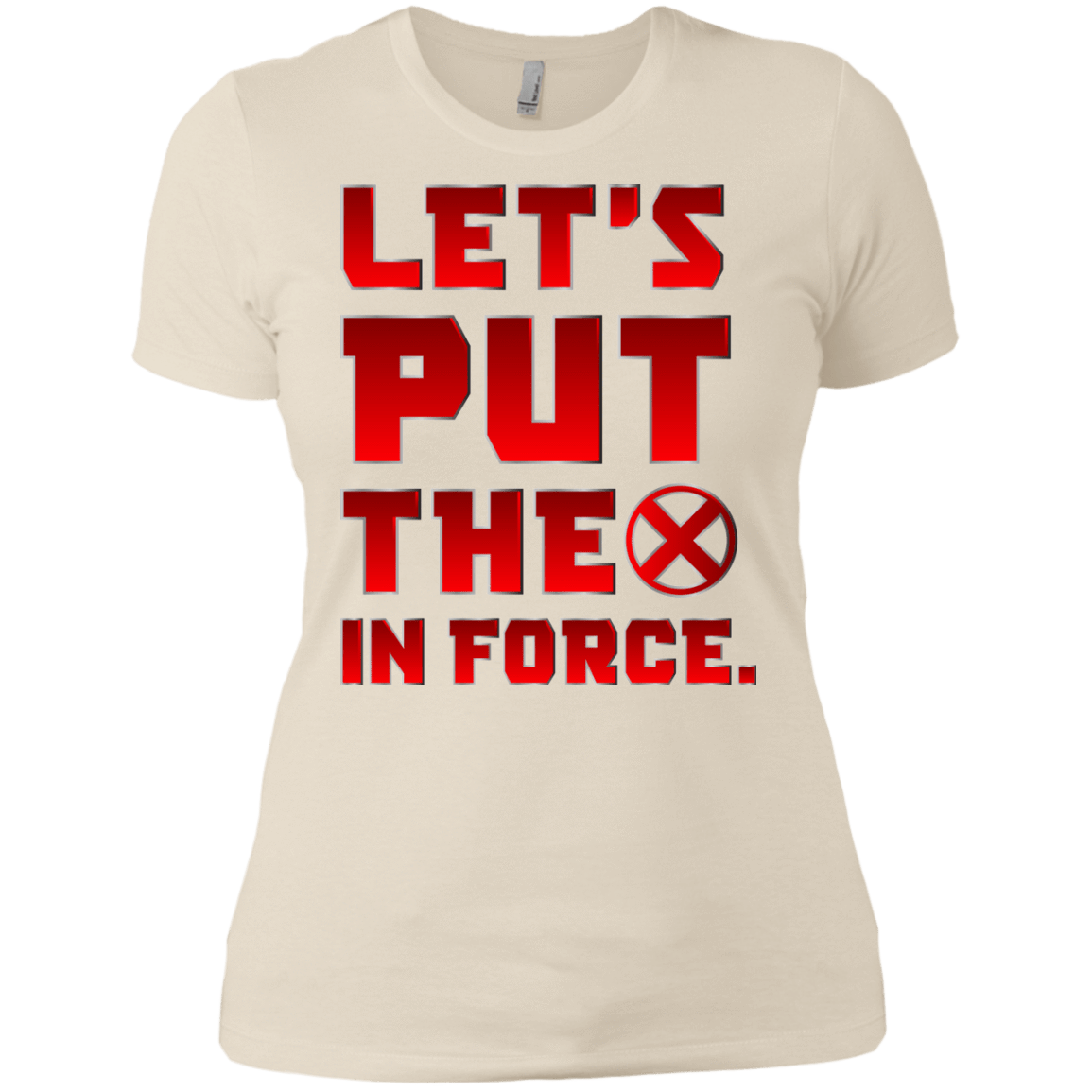 T-Shirts Ivory/ / X-Small The X In Force Women's Premium T-Shirt