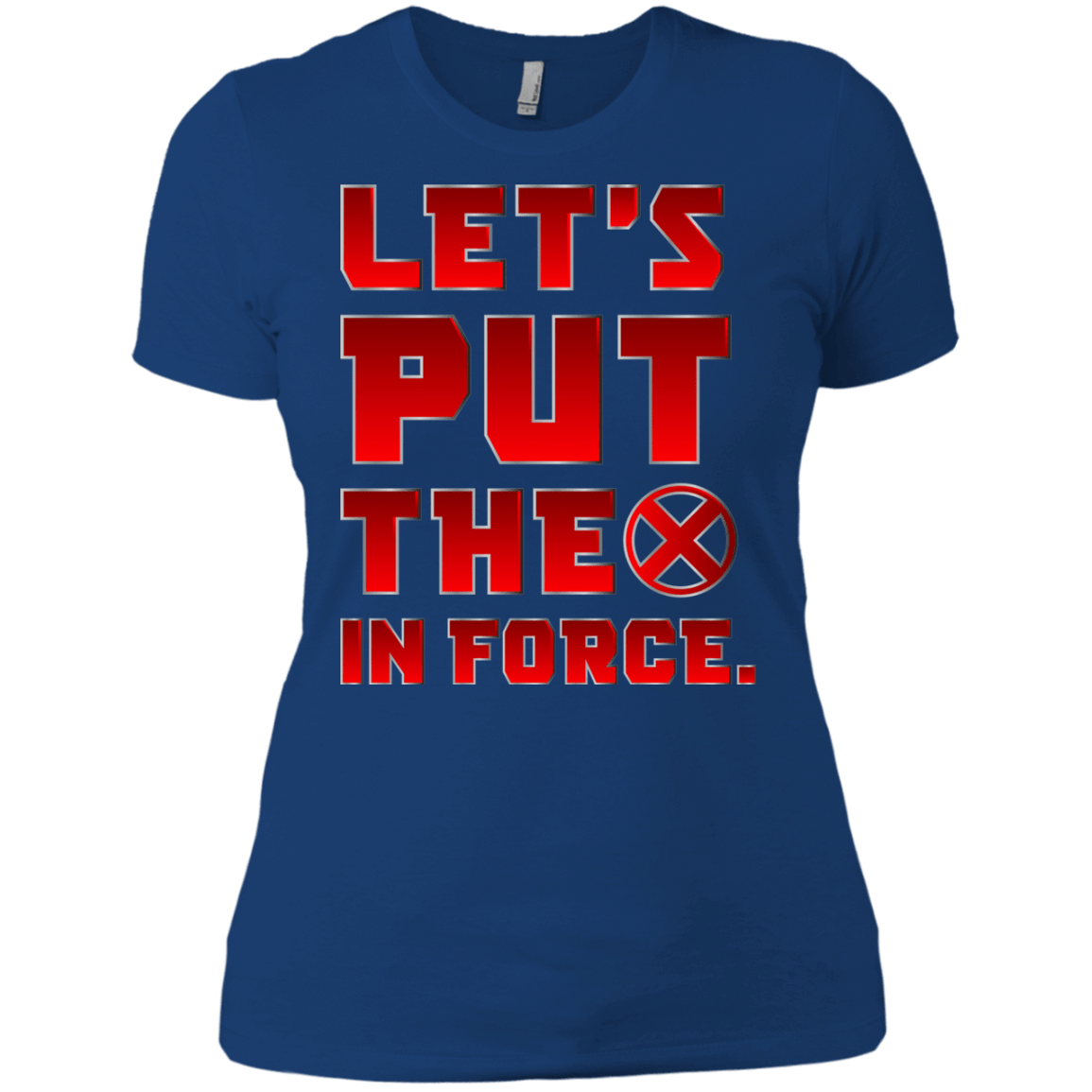T-Shirts Royal / X-Small The X In Force Women's Premium T-Shirt