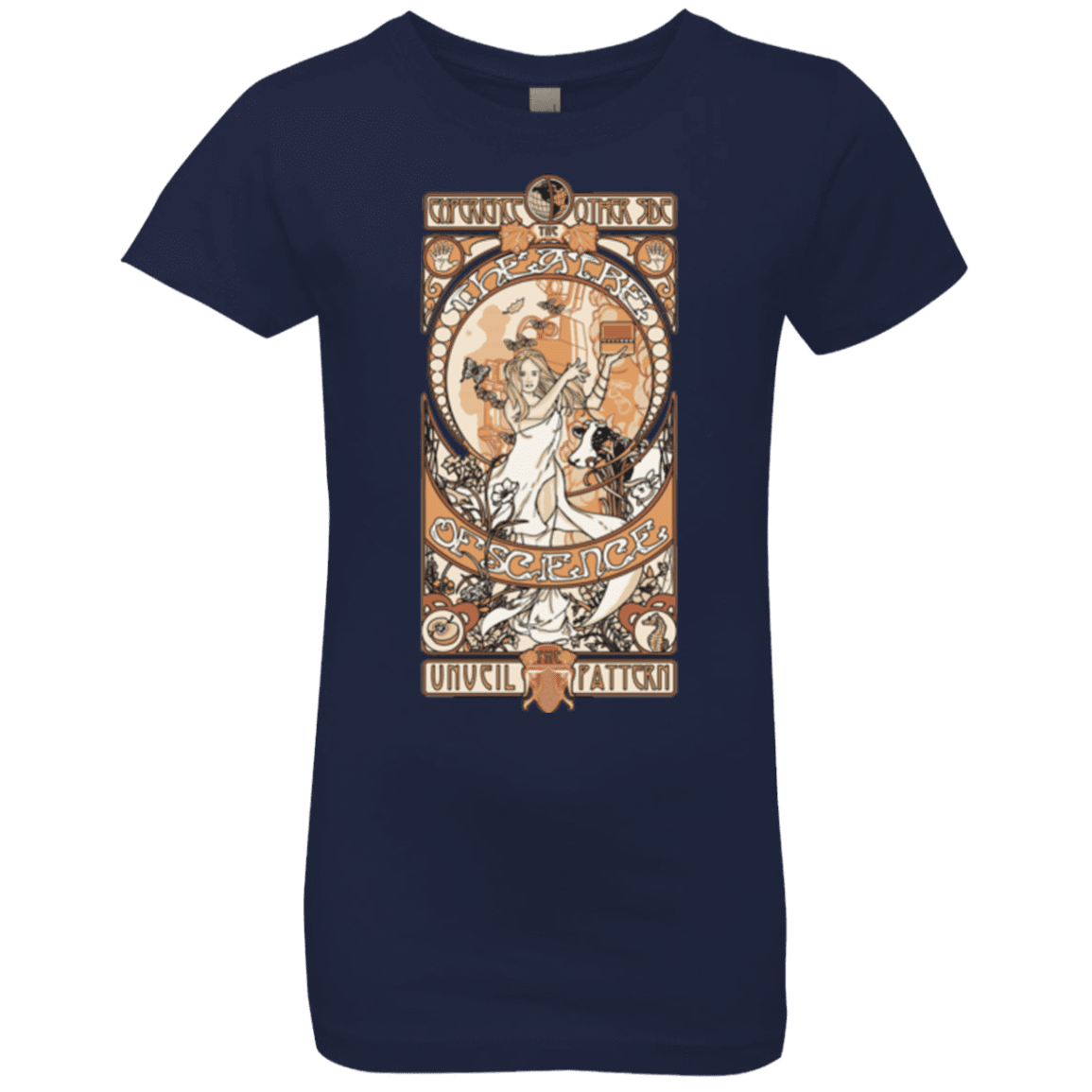 T-Shirts Midnight Navy / YXS Theatre of science Girls Premium T-Shirt