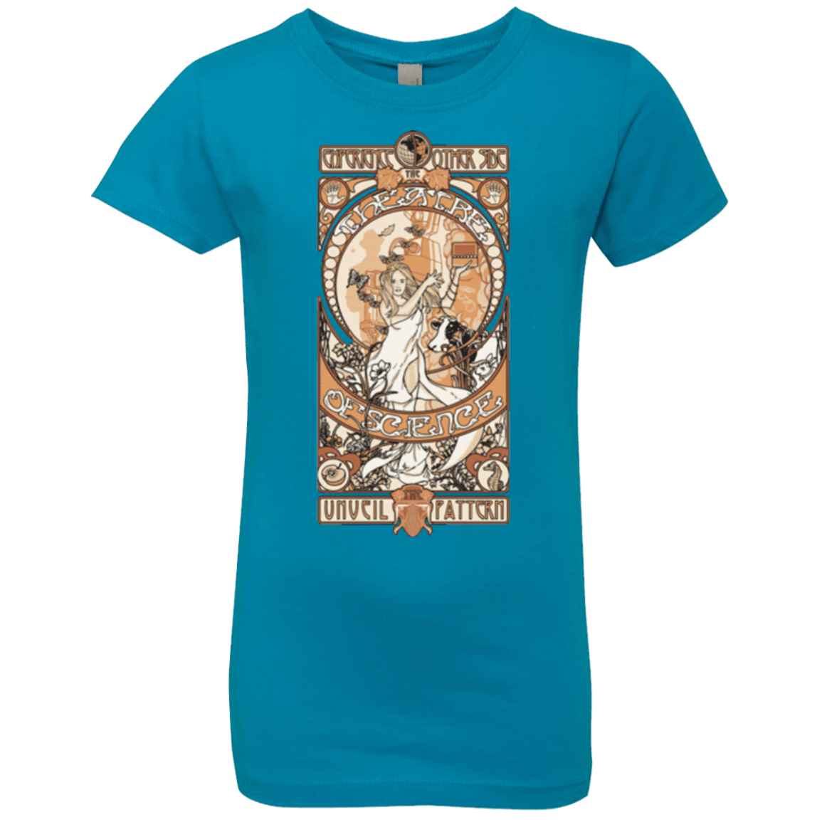 T-Shirts Turquoise / YXS Theatre of science Girls Premium T-Shirt