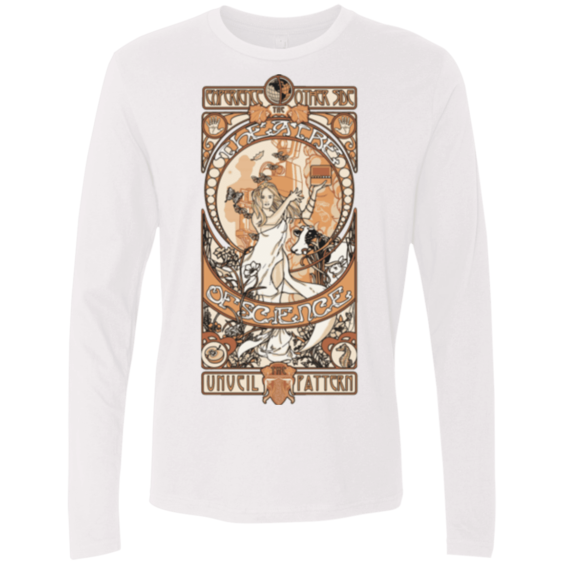T-Shirts White / Small Theatre of science Men's Premium Long Sleeve