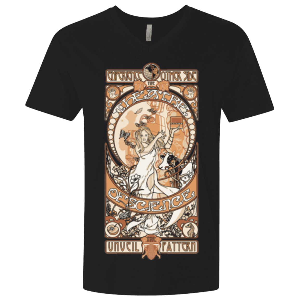 T-Shirts Black / X-Small Theatre of science Men's Premium V-Neck