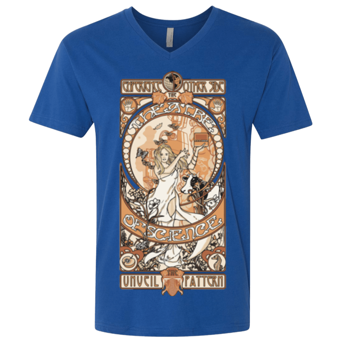 T-Shirts Royal / X-Small Theatre of science Men's Premium V-Neck