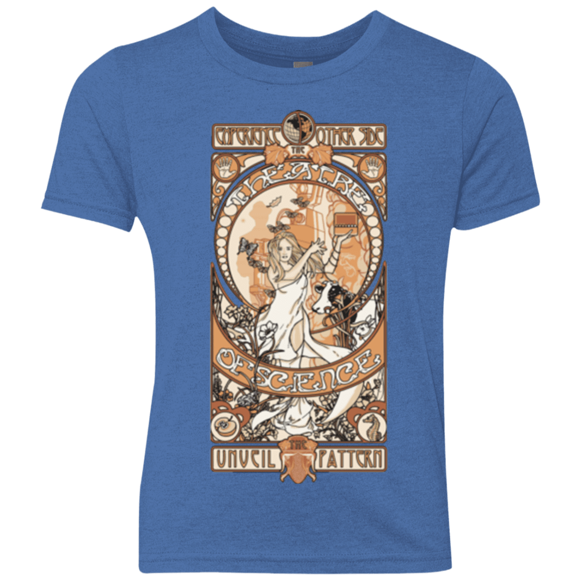 T-Shirts Vintage Royal / YXS Theatre of science Youth Triblend T-Shirt