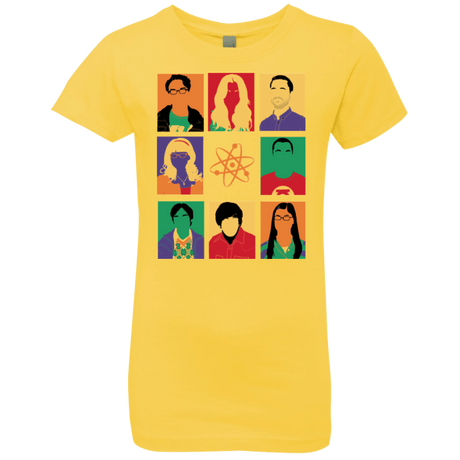 T-Shirts Vibrant Yellow / YXS Theory pop Girls Premium T-Shirt