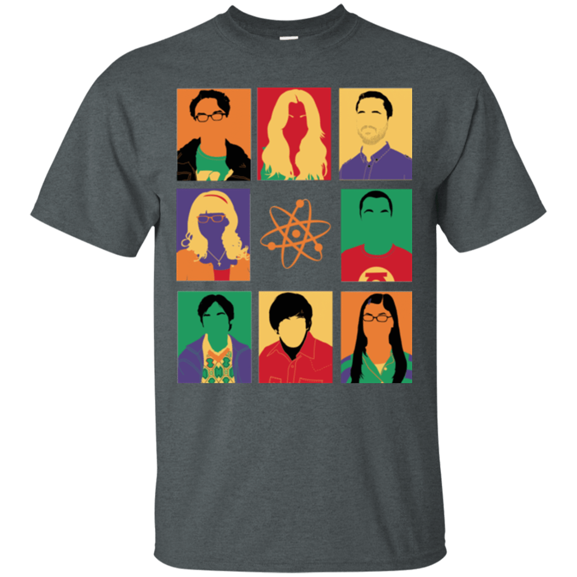 T-Shirts Dark Heather / Small Theory pop T-Shirt