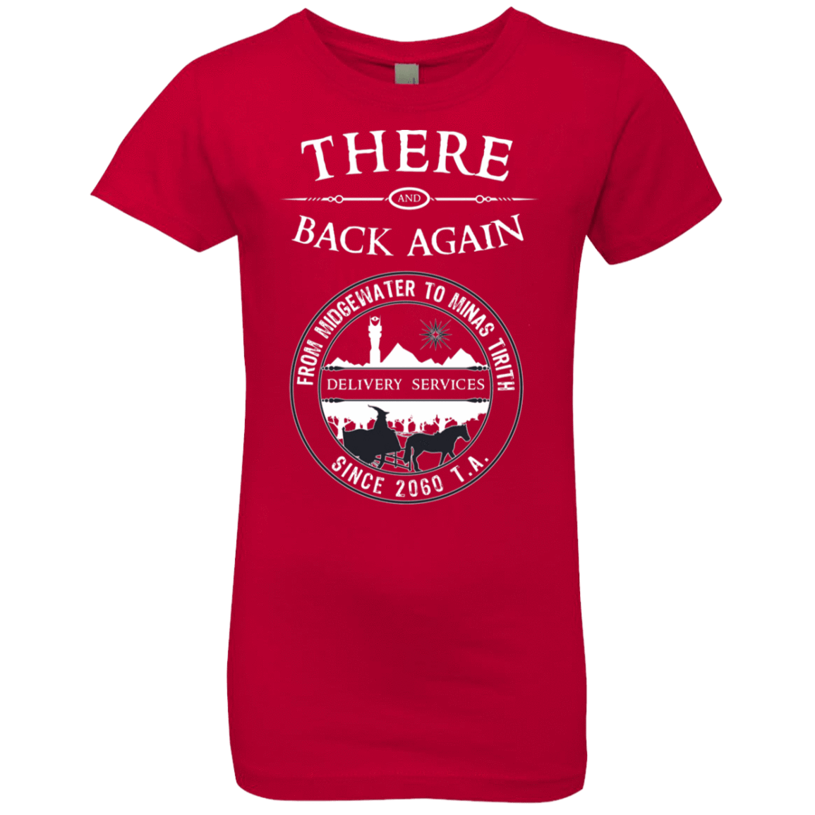 T-Shirts Red / YXS There and Back Again Girls Premium T-Shirt