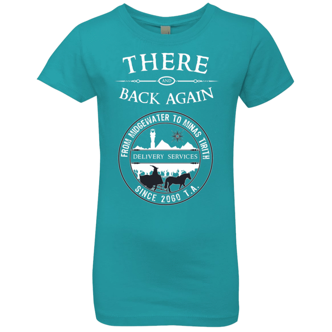 T-Shirts Tahiti Blue / YXS There and Back Again Girls Premium T-Shirt