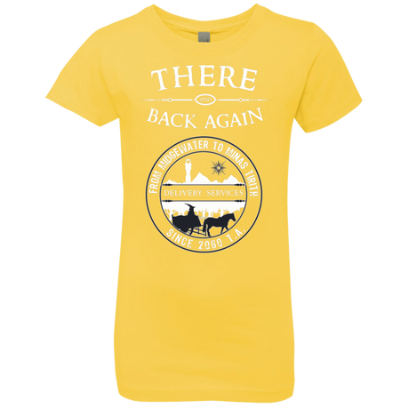 T-Shirts Vibrant Yellow / YXS There and Back Again Girls Premium T-Shirt