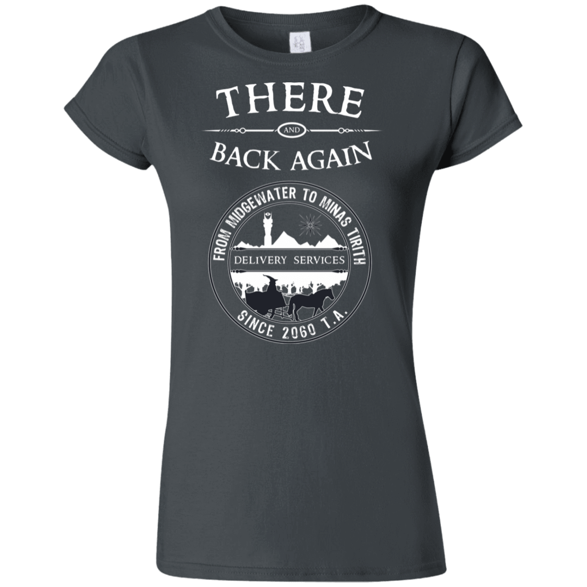 T-Shirts Charcoal / S There and Back Again Junior Slimmer-Fit T-Shirt