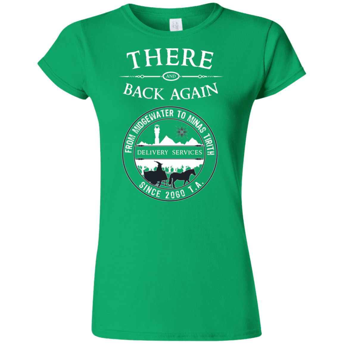 T-Shirts Irish Green / S There and Back Again Junior Slimmer-Fit T-Shirt