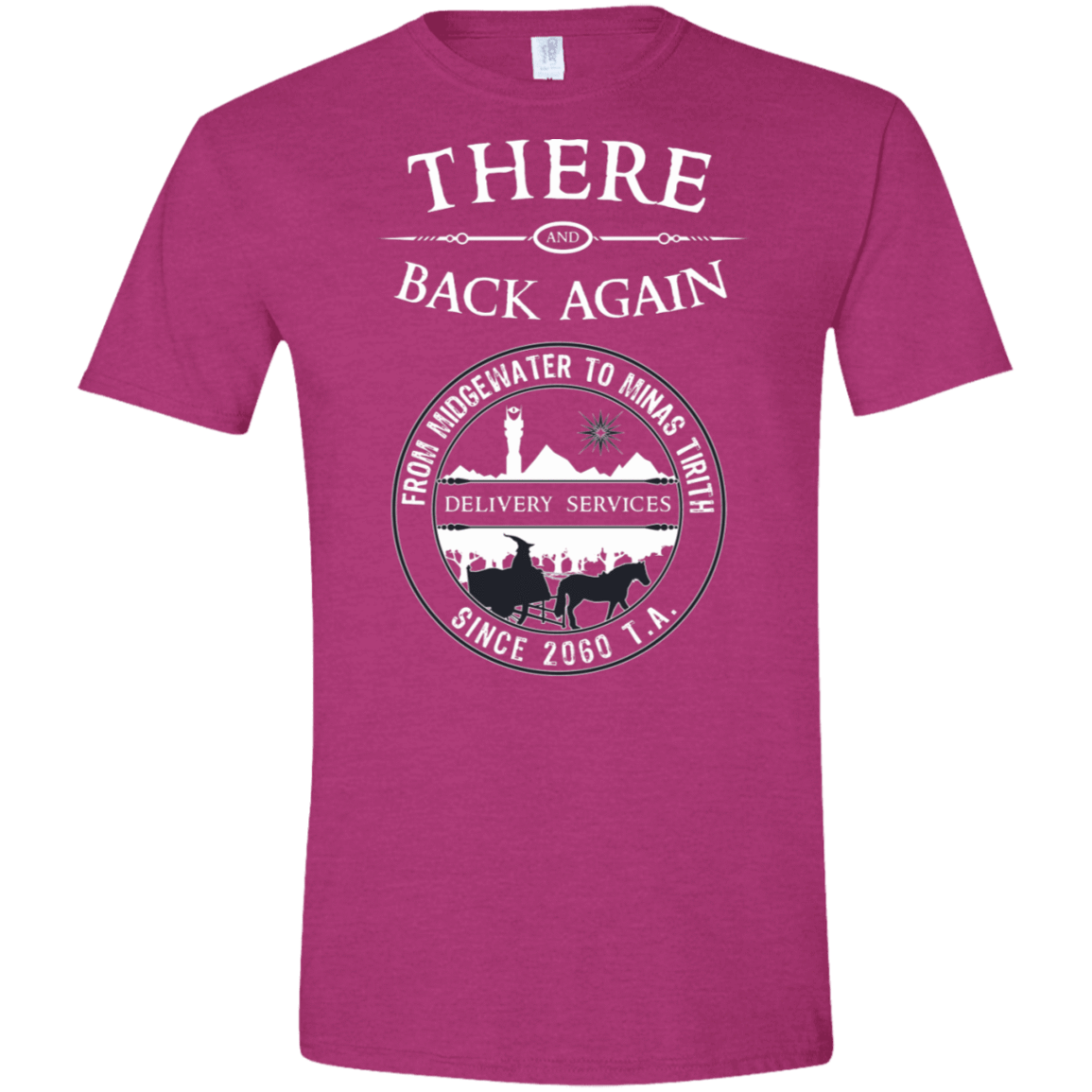 T-Shirts Antique Heliconia / S There and Back Again Men's Semi-Fitted Softstyle