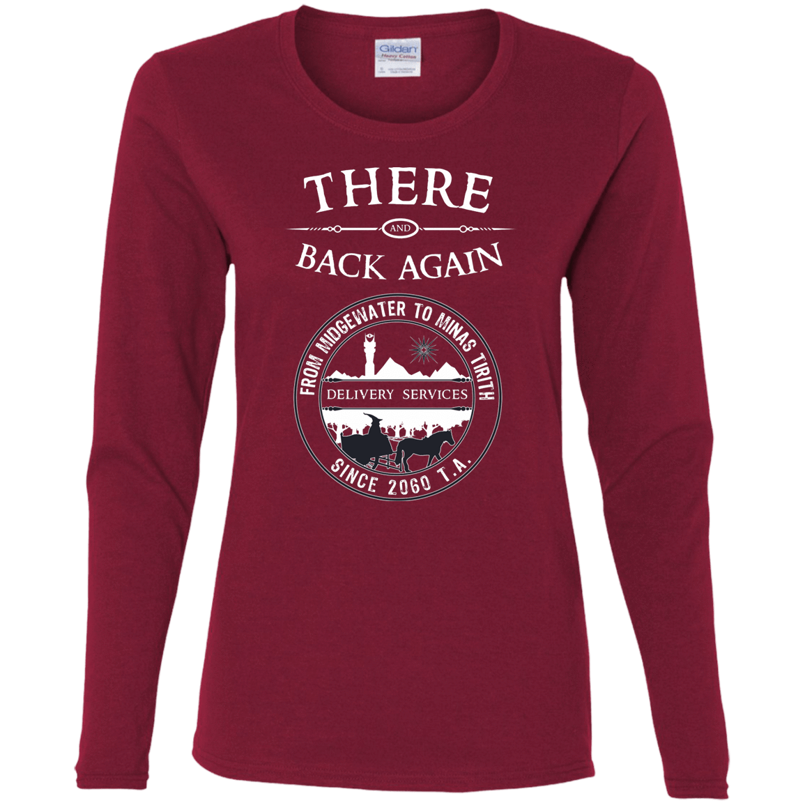 T-Shirts Cardinal / S There and Back Again Women's Long Sleeve T-Shirt