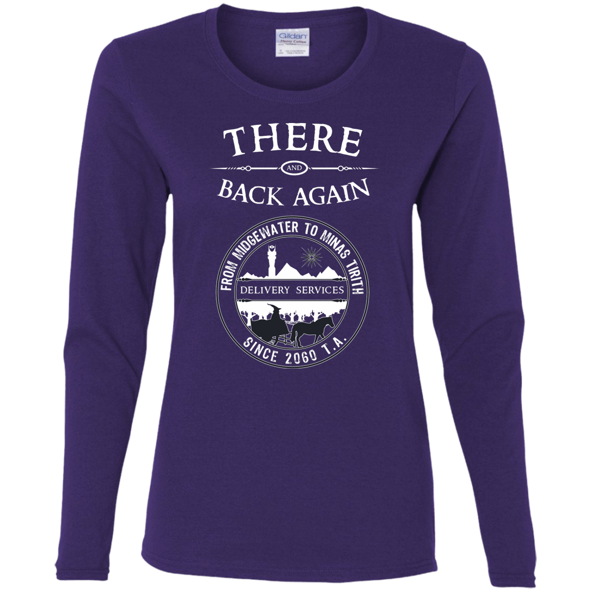 T-Shirts Purple / S There and Back Again Women's Long Sleeve T-Shirt