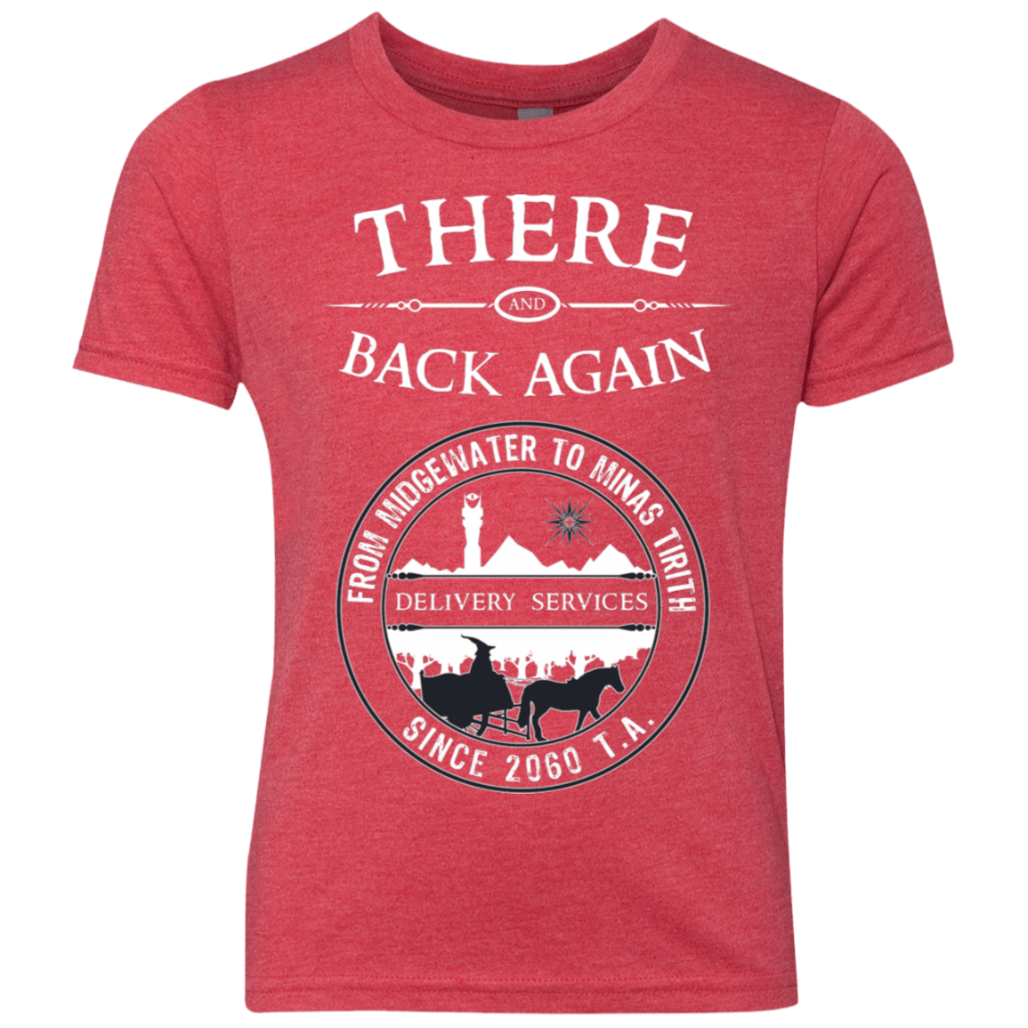 T-Shirts Vintage Red / YXS There and Back Again Youth Triblend T-Shirt