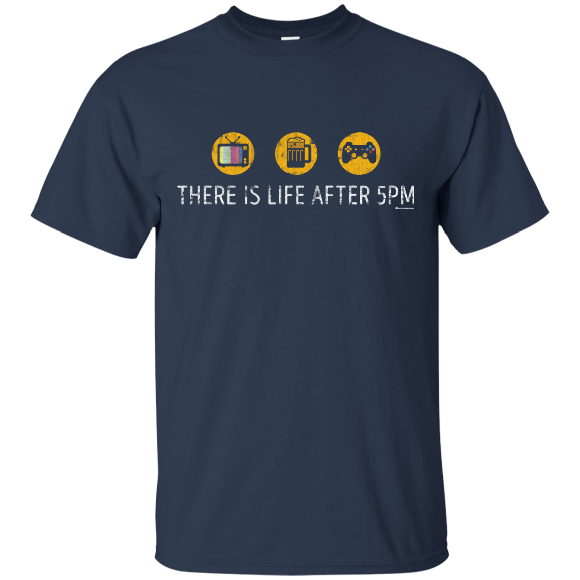 T-Shirts Navy / Small There Is Life After 5PM T-Shirt