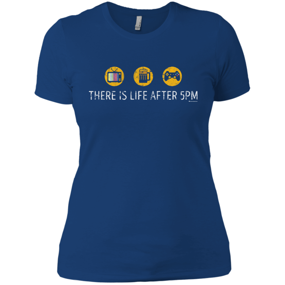 T-Shirts Royal / X-Small There Is Life After 5PM Women's Premium T-Shirt