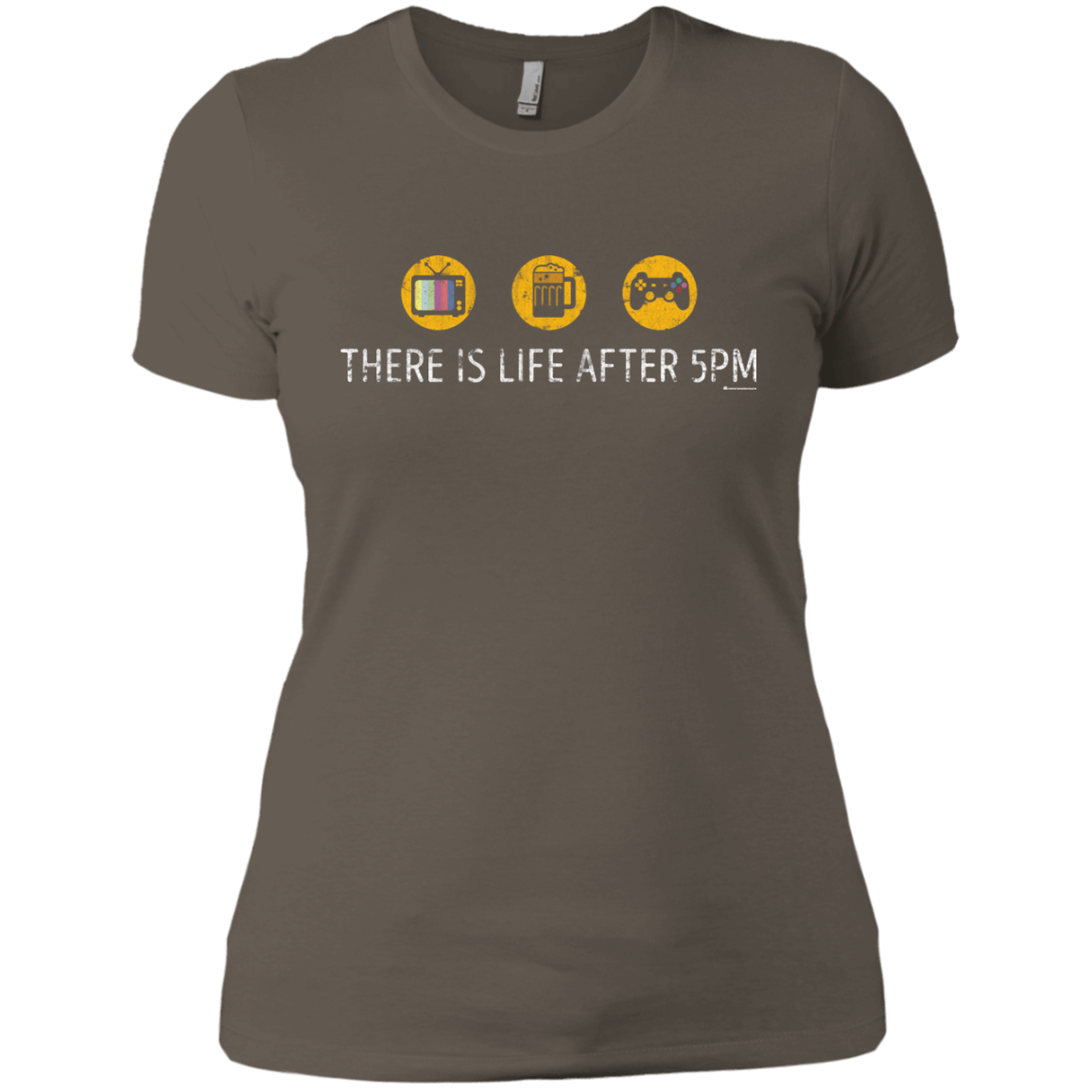 T-Shirts Warm Grey / X-Small There Is Life After 5PM Women's Premium T-Shirt