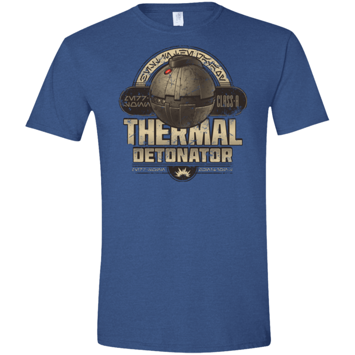 T-Shirts Heather Royal / X-Small Therma Detonator Men's Semi-Fitted Softstyle