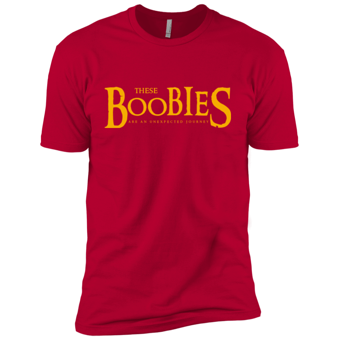 T-Shirts Red / YXS These boobies Boys Premium T-Shirt