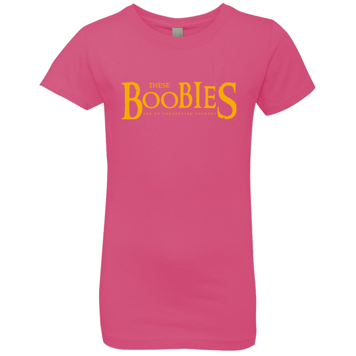 T-Shirts Hot Pink / YXS These boobies Girls Premium T-Shirt