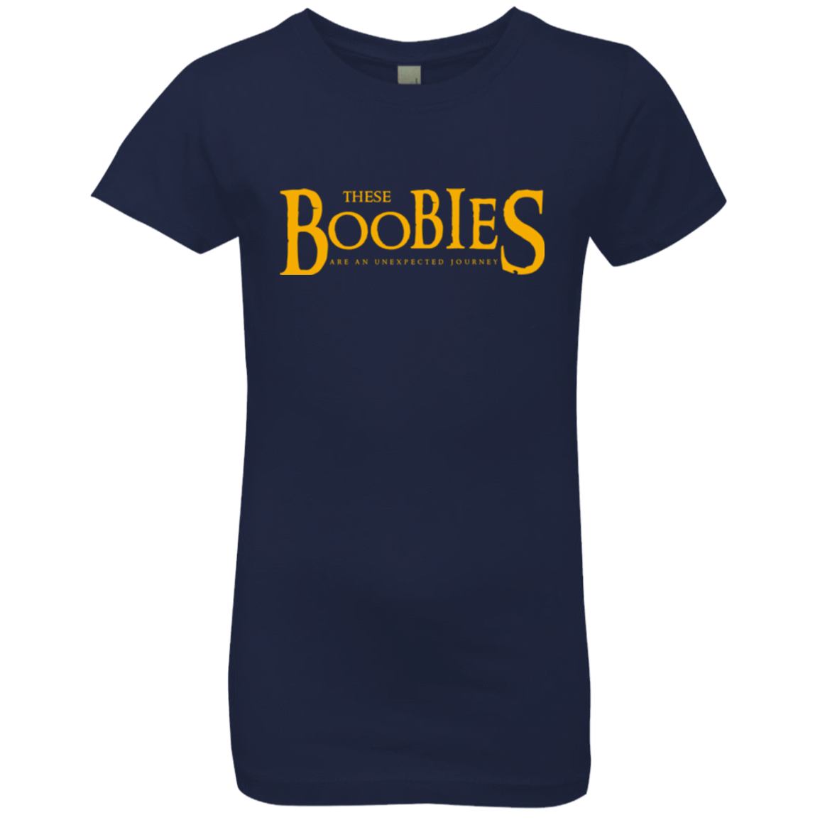 T-Shirts Midnight Navy / YXS These boobies Girls Premium T-Shirt