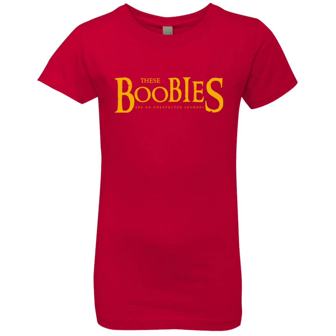T-Shirts Red / YXS These boobies Girls Premium T-Shirt