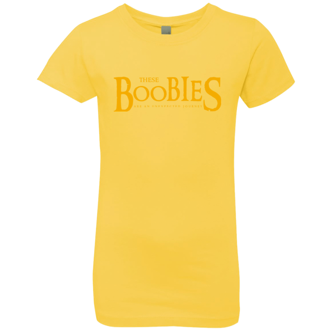 T-Shirts Vibrant Yellow / YXS These boobies Girls Premium T-Shirt