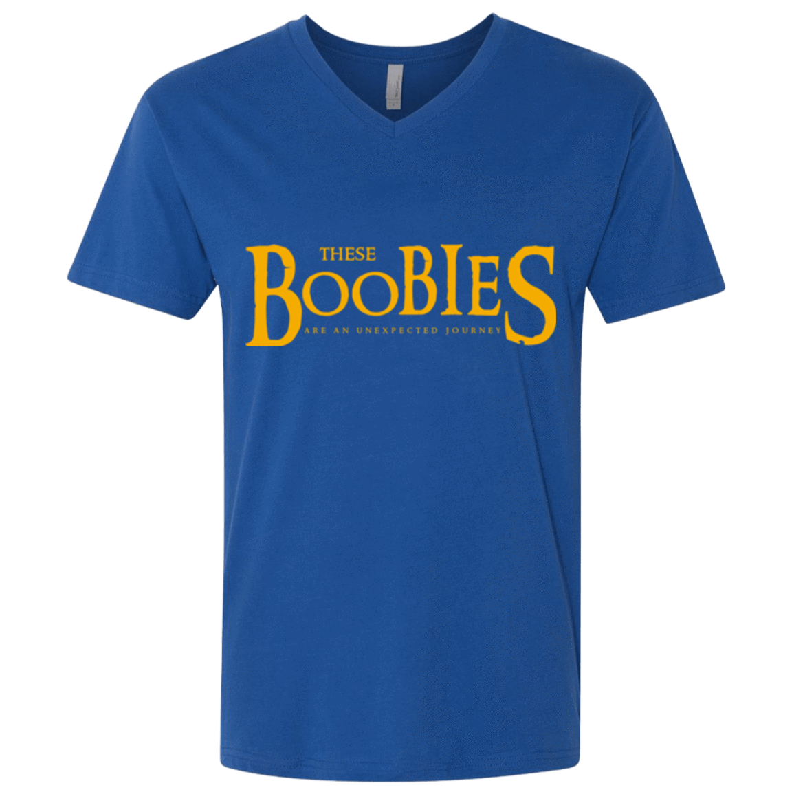T-Shirts Royal / X-Small These boobies Men's Premium V-Neck