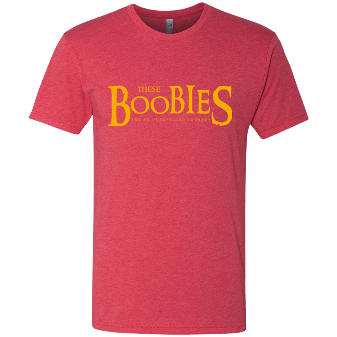 T-Shirts Vintage Red / Small These boobies Men's Triblend T-Shirt