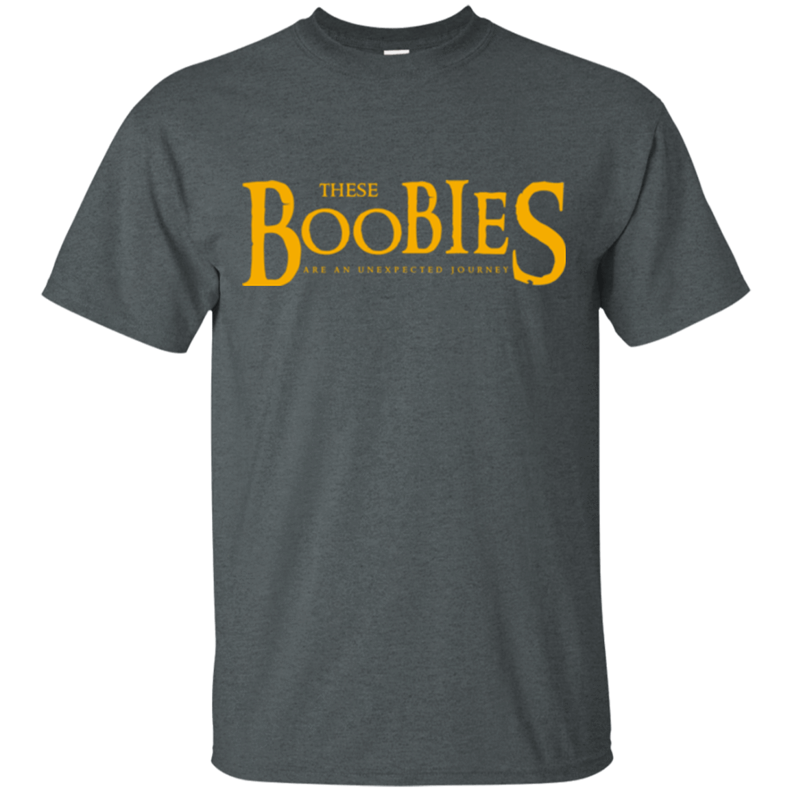 T-Shirts Dark Heather / Small These boobies T-Shirt