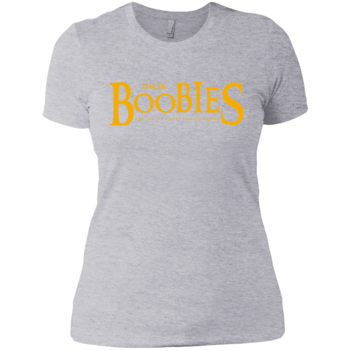 T-Shirts Heather Grey / X-Small These boobies Women's Premium T-Shirt