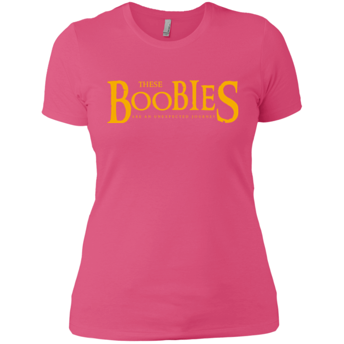T-Shirts Hot Pink / X-Small These boobies Women's Premium T-Shirt
