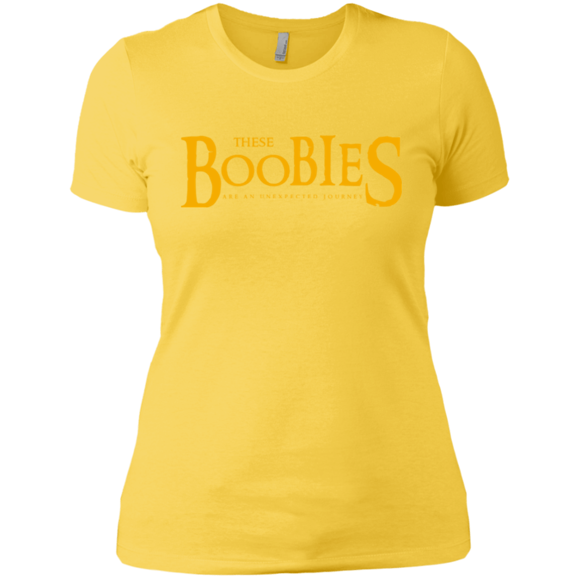 T-Shirts Vibrant Yellow / X-Small These boobies Women's Premium T-Shirt